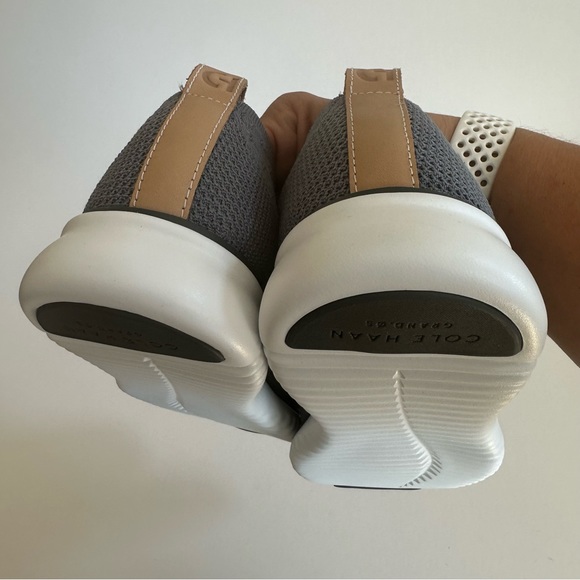 Cole Haan 2.ZeroGrand Stitchlite Knit Wingtip Ironstone Vapor Gray White 13 NIB - Picture 12 of 16